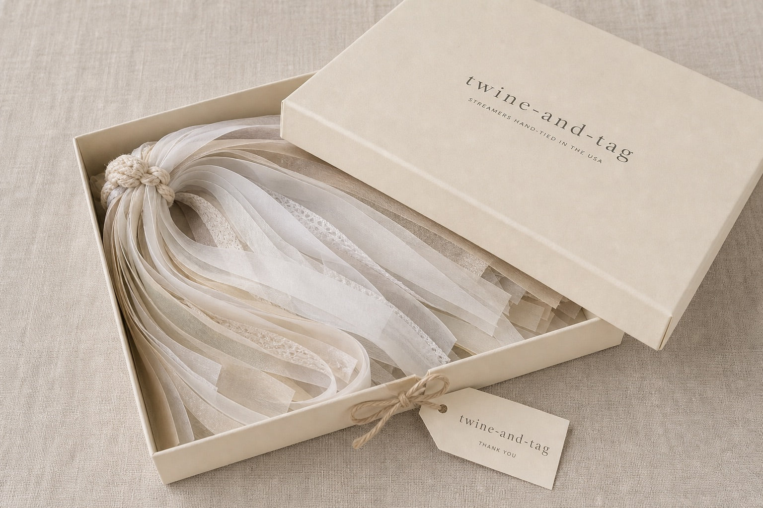 Bridal White — folded packaging