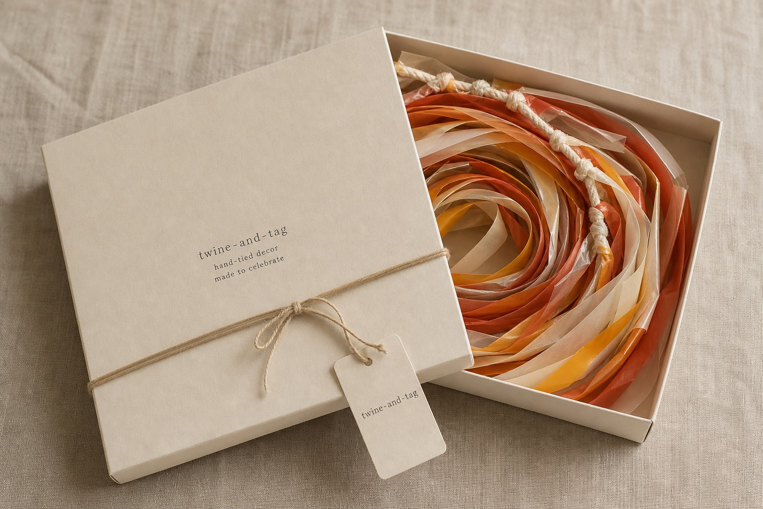 Desert Warm — folded packaging